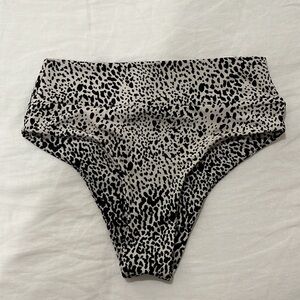 Stone Fox Swim Zion Bikini Bottom - Snow Leopard